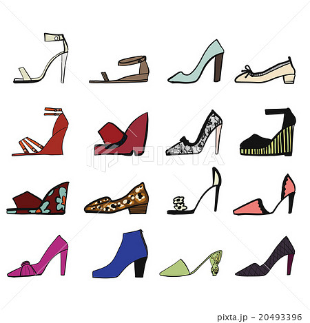 Illustration Of Shoes のイラスト素材