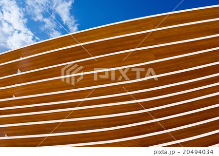 Detail of Modern Wooden Architecture 20494034