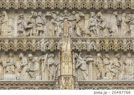 The cathedral of Cologne. Detail from facade 20497766