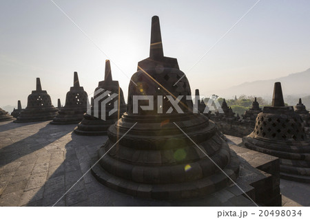 Borobudur temple complex in Indonesia Borobudur temple complex in Indonesia 20498034