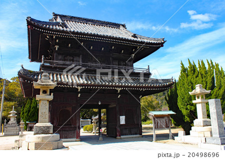 普賢寺　山門 20498696