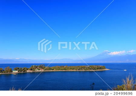 大瀬崎と富士山 20499696