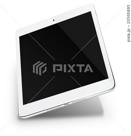 Realistic tablet pc computer with black screen. 20500895