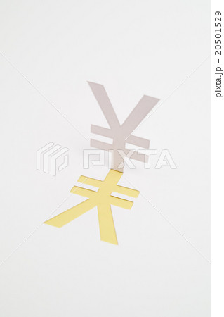 日本円・通貨のマーク・イメージ（※黄色） 20501529