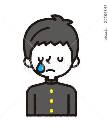 学生 シンプルキャラ シリーズ のイラスト素材
