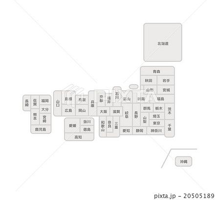 日本地図 20505189