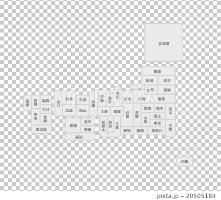 日本地図 20505189