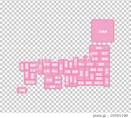 Map of Japan  20505190