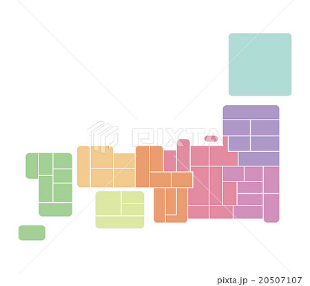 Japan Image 日本地図 イラスト かわいい