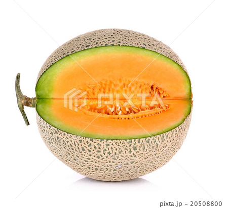 Melon fruit isolated on the white background 20508800
