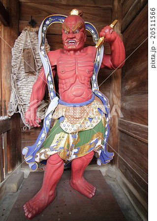 西国三十三所 第24番 中山寺 仁王像 阿行の写真素材 [20511566] - PIXTA