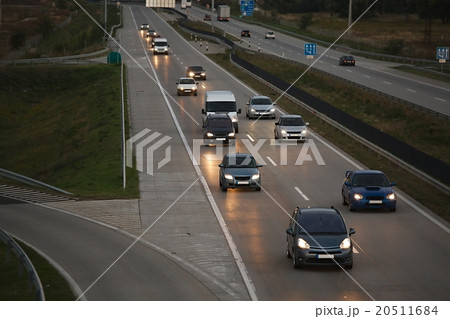 Highway at dusk Highway at dusk 20511684
