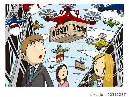 ドローンのイメージイラスト 20512287