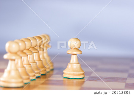 Chesspawns on the left guided by pawn on the right Chesspawns on the left guided by pawn on the right 20512802