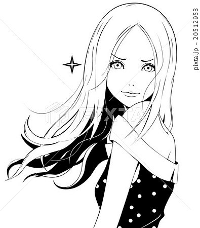 ロングヘアの女性 / ファッション / 自信 ロングヘアの女性 / ファッション / 自信 20512953