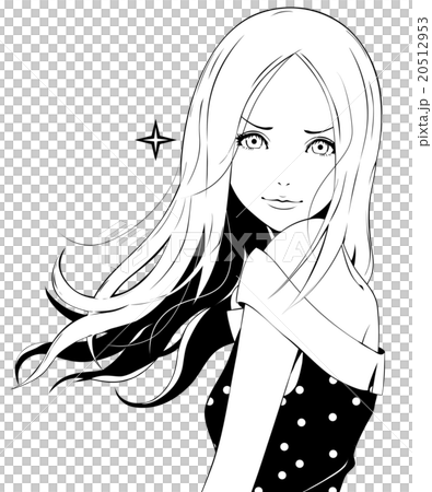 ロングヘアの女性 / ファッション / 自信 ロングヘアの女性 / ファッション / 自信 20512953