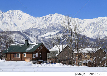 冬の白馬村 20515296
