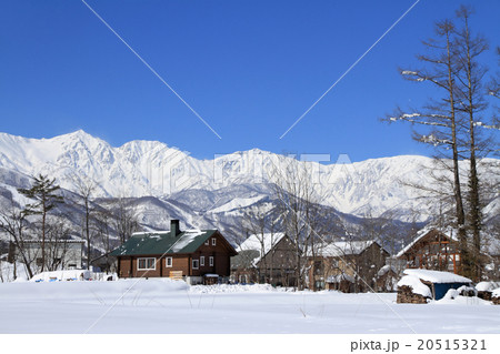 冬の白馬村 20515321