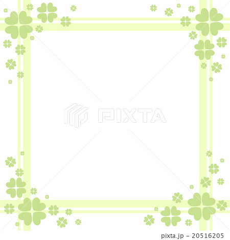 花柄背景 緑のイラスト素材 5165