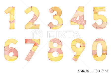 数字のイラストのイラスト素材 20519278 Pixta