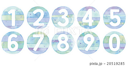 数字のイラスト 20519285