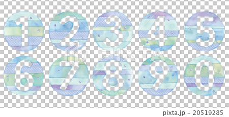 数字のイラスト 20519285