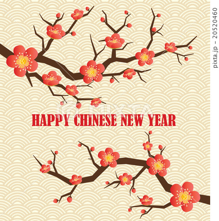 Chinese New Year Greeting Card. Vector Illustration. 20520460