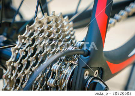 Close up of Bicycle gears Close up of Bicycle gears 20520602