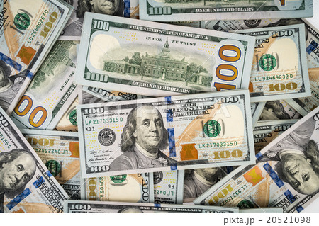 One hundred dollars background. One hundred dollars background. 20521098
