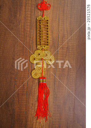 Chinese New Year decoration on wood wall 20521576