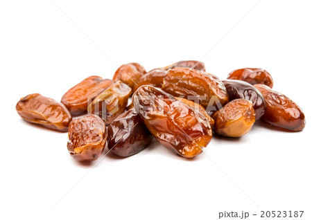 Fresh dates over white background 20523187