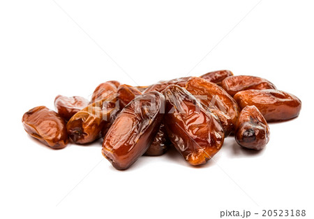 Fresh dates over white background 20523188