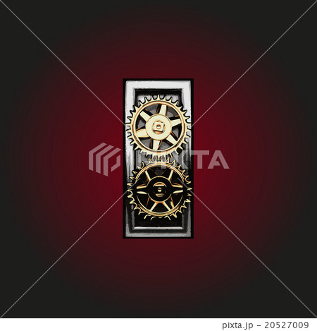i vector letter with gears i vector letter with gears 20527009