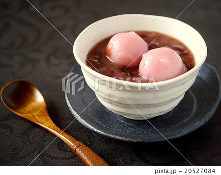桜白玉ぜんざい　黒背景　 20527084