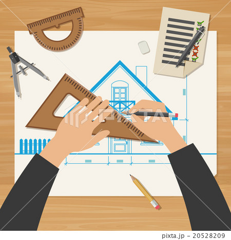 Architect at work. Architect at work. 20528209