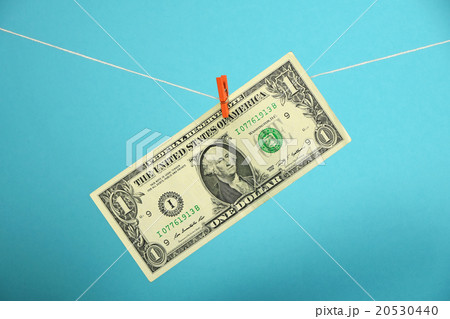 US dollar growth illustrated over blue US dollar growth illustrated over blue 20530440