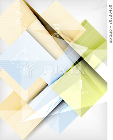 Paper square shapes banner 20530460