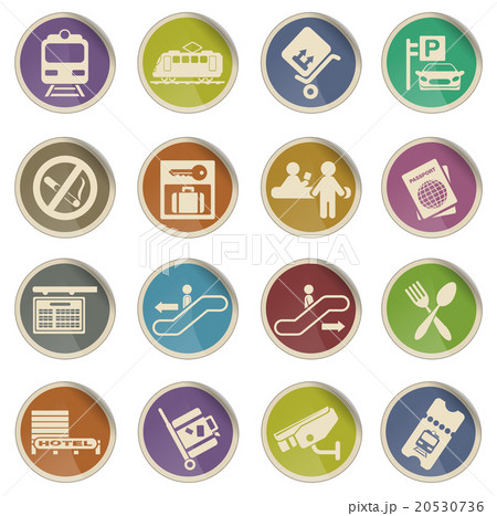 Train station symbols Train station symbols 20530736