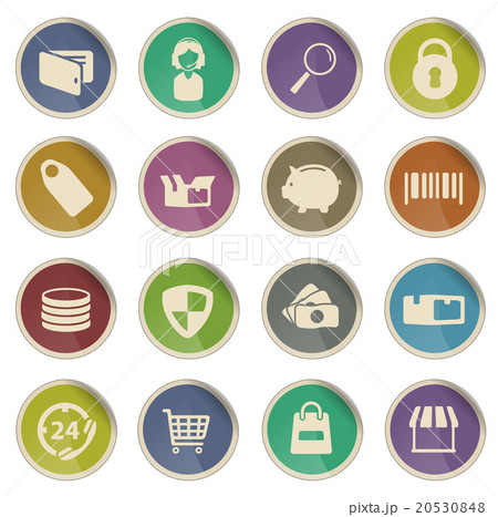 E-commerce simply icons 20530848