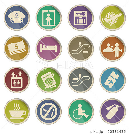 Airport icons Airport icons 20531436