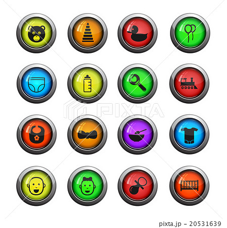 Baby icons set 20531639