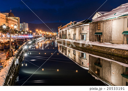 小樽　雪あかりの路 20533191