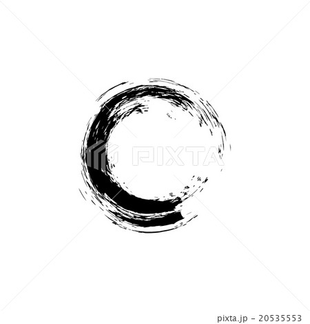 Circle grunge ink spot vector background 20535553