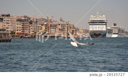 Passenger vessel moored in Istanbul Passenger vessel moored in Istanbul 20535727