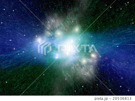 Stars, dust and gas nebula in a far galaxy 20536813