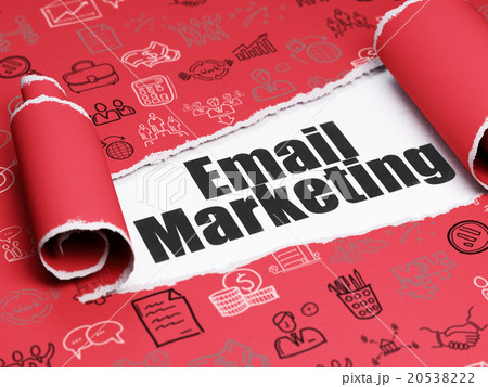 Finance concept: black text Email Marketing under 20538222