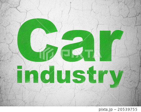 Manufacuring concept: Car Industry on wall Manufacuring concept: Car Industry on wall 20539755