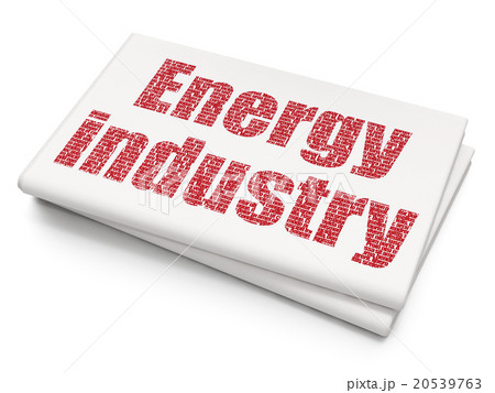 Industry concept: Energy Industry on Blank 20539763