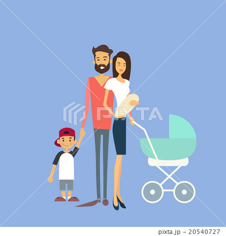 Happy Family, Couple Parents With Two Kids 20540727