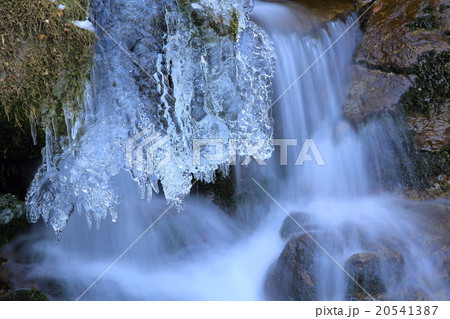 冬の薄衣の滝 20541387